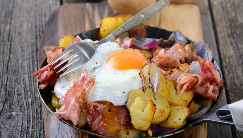 Uova speck e patate