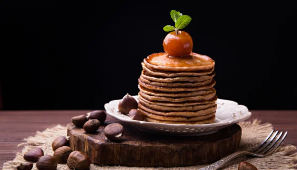 Pancakes alle castagne