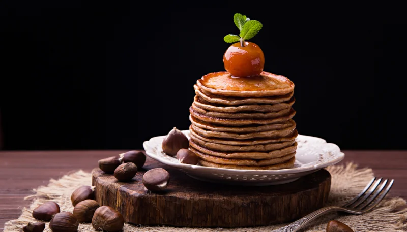 Pancakes alle castagne