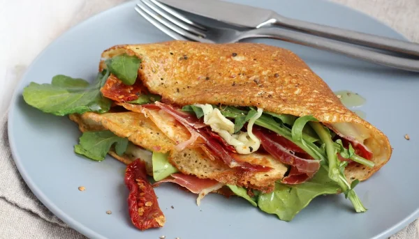 Crepes di farina di castagne