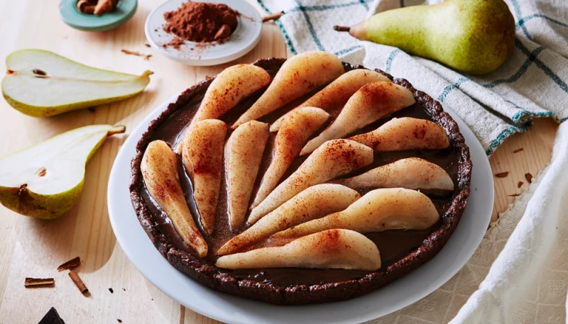 Crostata pere e cioccolato