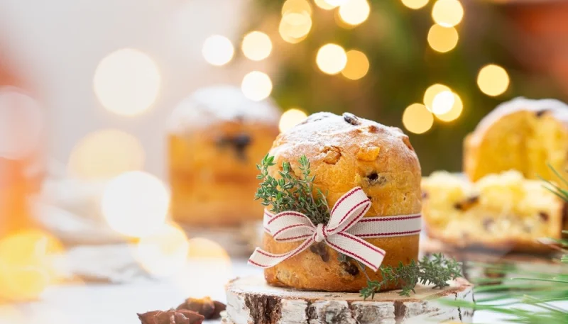 Mini panettone con uvetta passa