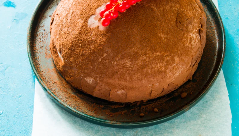 Zuccotto tiramisù natalizio