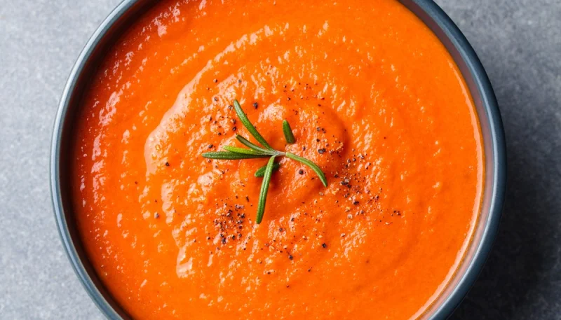 Zuppa all'aglio e paprika