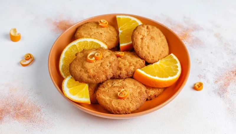 Biscotti all'arancia e zenzero senza glutine