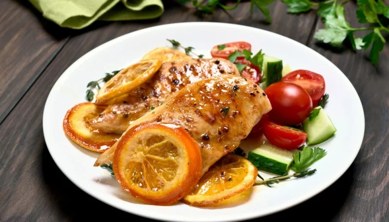 Involtini di pollo all'arancia