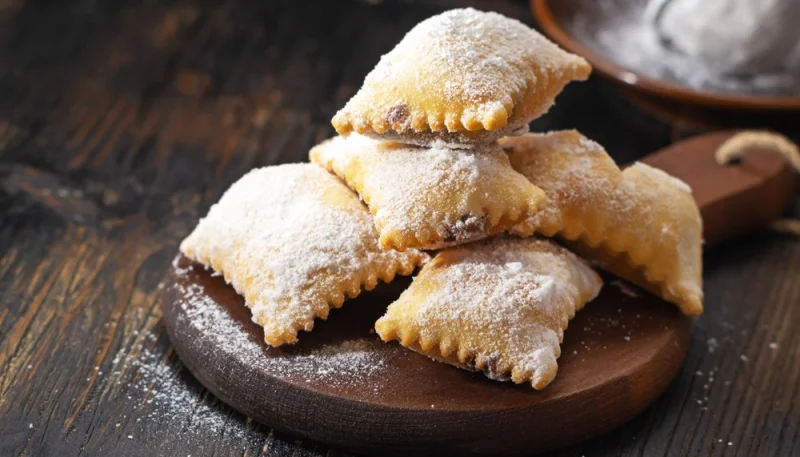 Ravioli alla ricotta e cioccolato