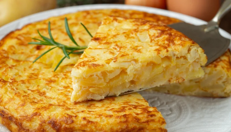 Frittata di patate e cipolle