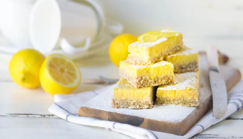 Lemon bars senza glutine