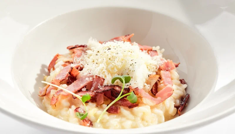 Risotto alla carbonara
