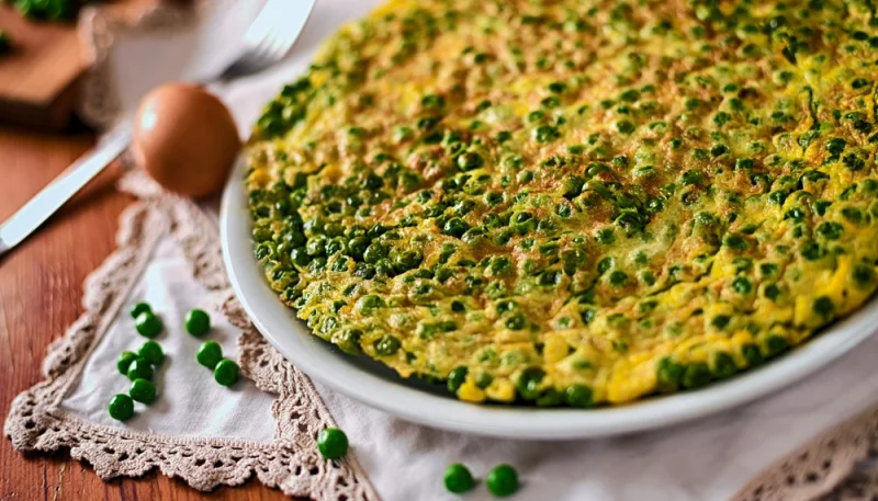Frittata di piselli