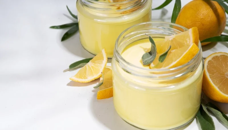 Panna cotta limone e salvia