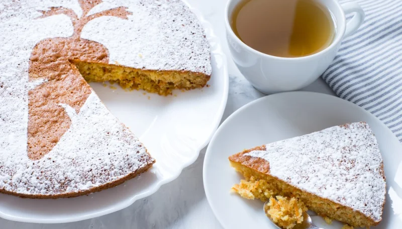 Torta soffice di carote