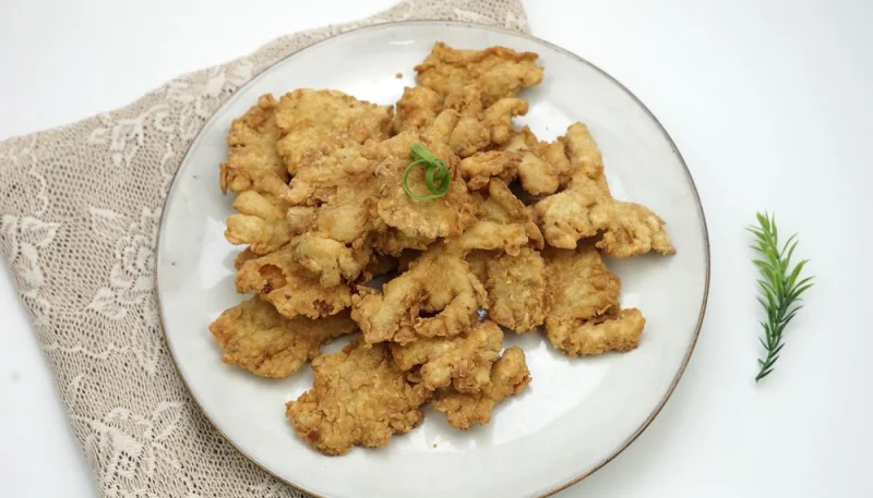 Funghi pleorotus fritti