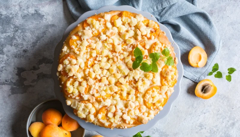 Sbriciolata di albicocche