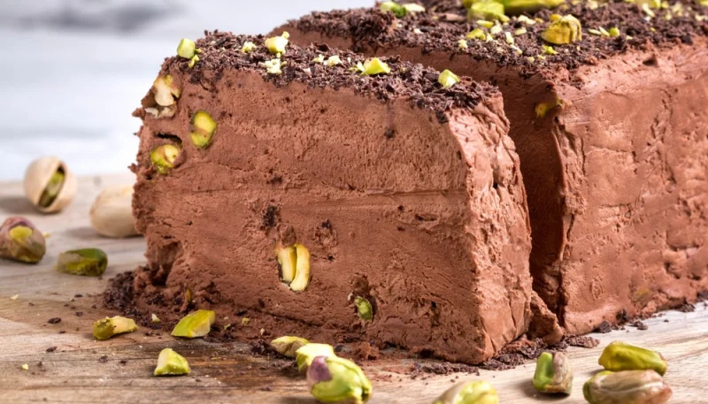 Semifreddo cioccolato e pistacchi