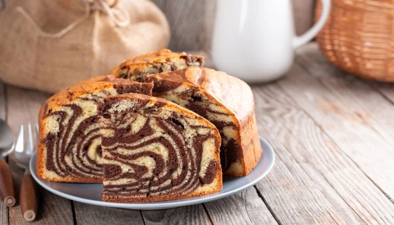 Torta zebrata allo yogurt