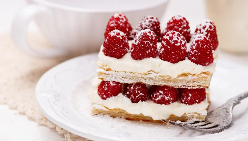 Millefoglie ai lamponi