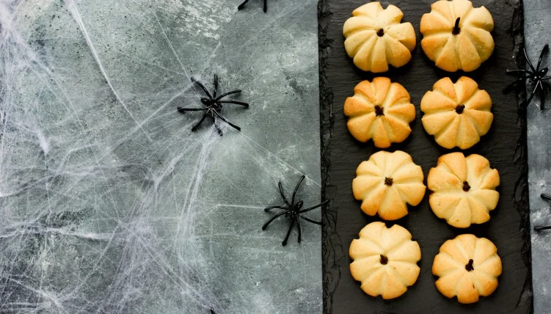 Biscotti a forma di zucca