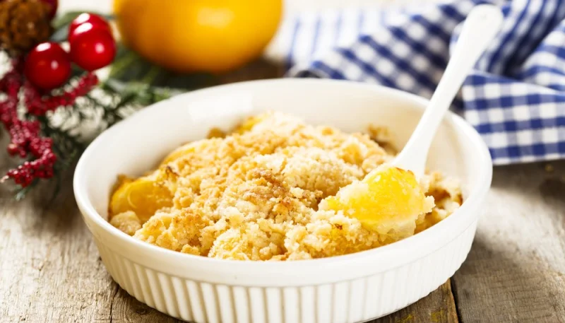 Crumble cocco e mandarino