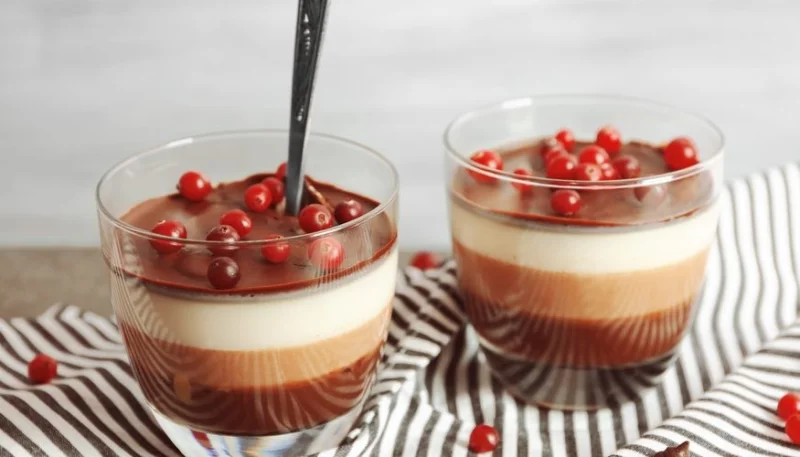 Dessert ai 3 cioccolati