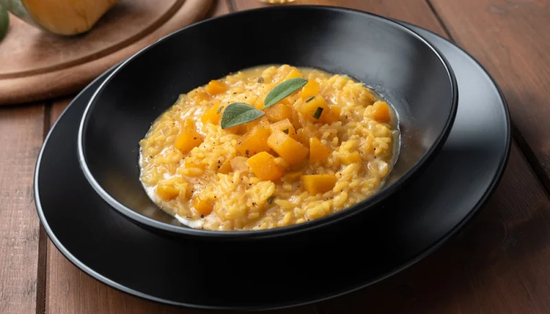 Risotto zucca e taleggio