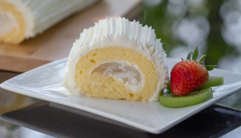 Tronchetto di Natale al limone