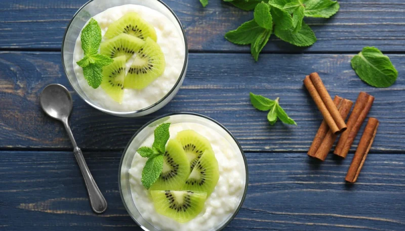 Risolatte con i kiwi