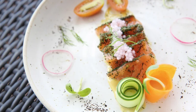Gravlax di salmone marinato