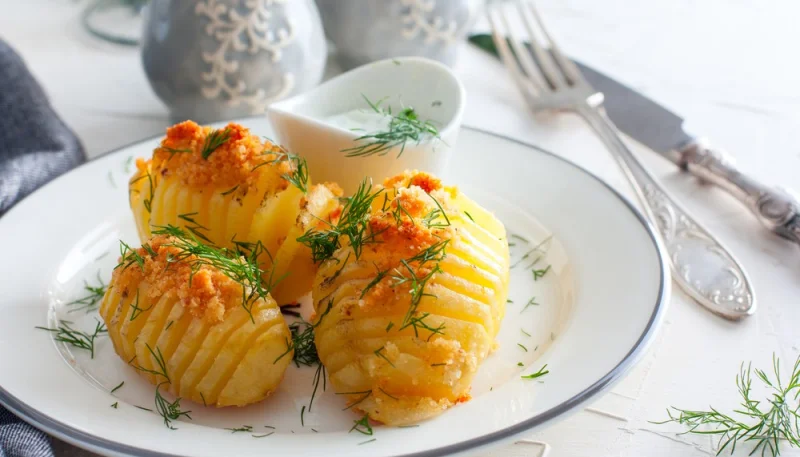 Patate a fisarmonica al forno