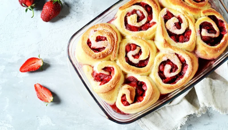 Rotoli alle fragole