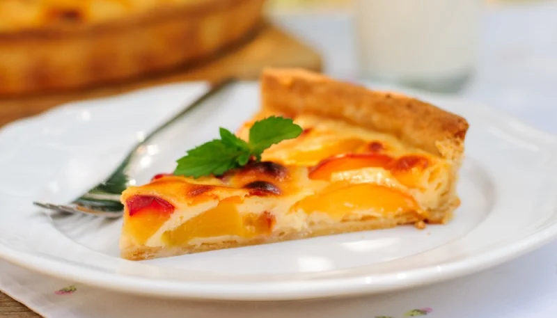 Torta veloce alle pesche