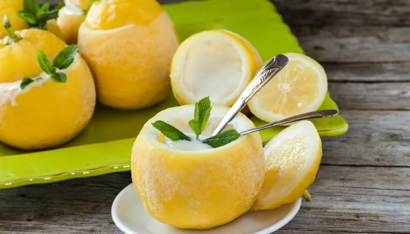 Sorbetto nel limone